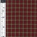 Textile Creations Textile Creations 1013 Rustic Woven Fabric; Plaid Wine; Dark Green And Natural; 15 yd. 1013